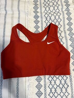 Nike Rust Red Racerback Sports Bra